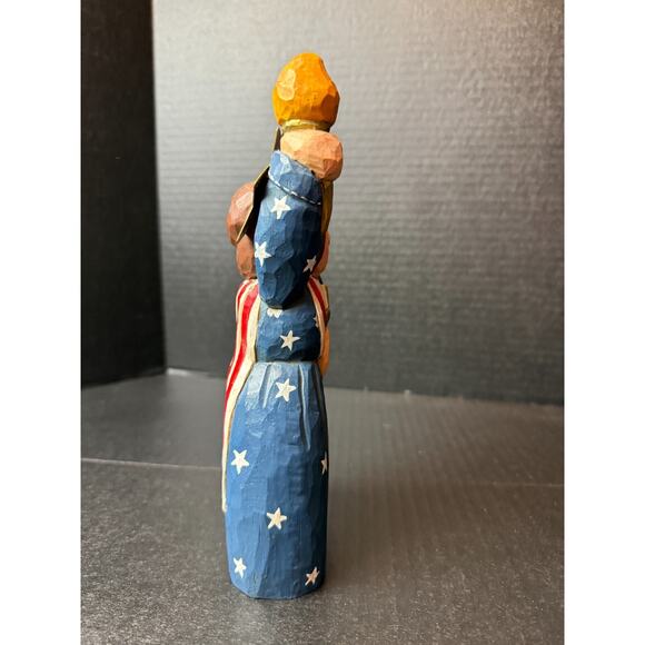 RARE Eddie Walker Patriotic Lady Liberty Midwest Of Cannon Falls Retired EUC - Picture 4 of 11